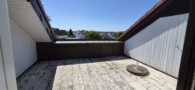 Dachterrasse - Wohnen über zwei Ebenen: Helle 3,5-Zimmer-Maisonette mit Dachterrasse und Münsterblick