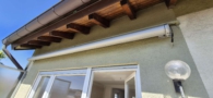 Elektrische Markise - Wohnen über zwei Ebenen: Helle 3,5-Zimmer-Maisonette mit Dachterrasse und Münsterblick