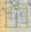 Grundriss - Sonnige modernisierte 2 Zimmer Wohnung in NU-Offenhausen mit Münsterblick